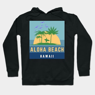 Aloha Beach Hawaii Sunset Hoodie